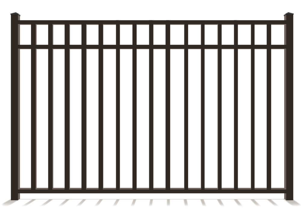 3 rail aluminum fence contractor in West Michigan