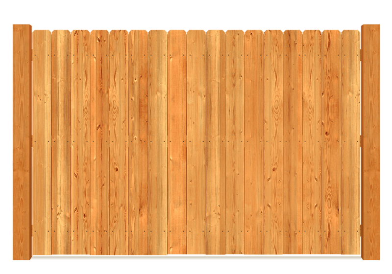 Vertical Privacy Wood Fence Contractor in West Michigan