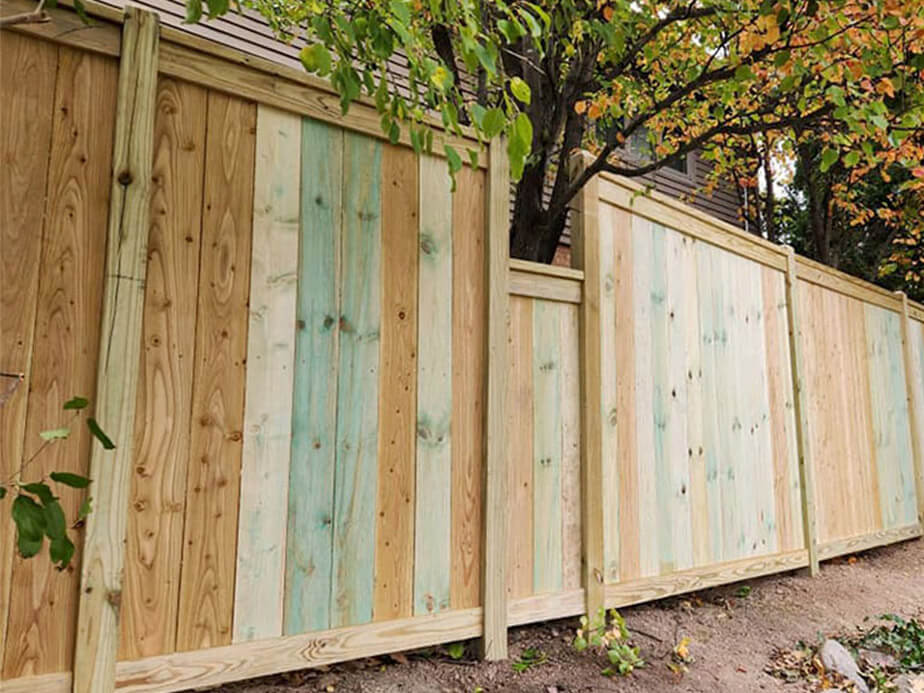 Privacy Fence Example in Walker Michigan